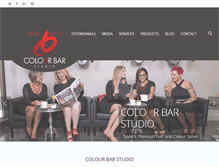 Tablet Screenshot of colourbarstudio.com